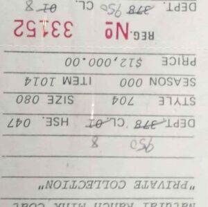 Natural ranch mink coat "private collection "